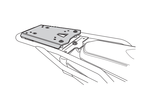 Support Top Case Shad pour Voge DS800 Rally (25-26)
