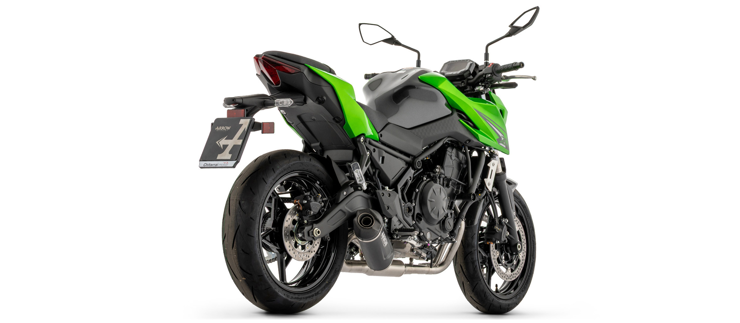 Ligne complète d'Échappement "Homologué" ARROW Indy-Race EVO pour Z 650 S (26-) et Z 650 S A2 (26-)