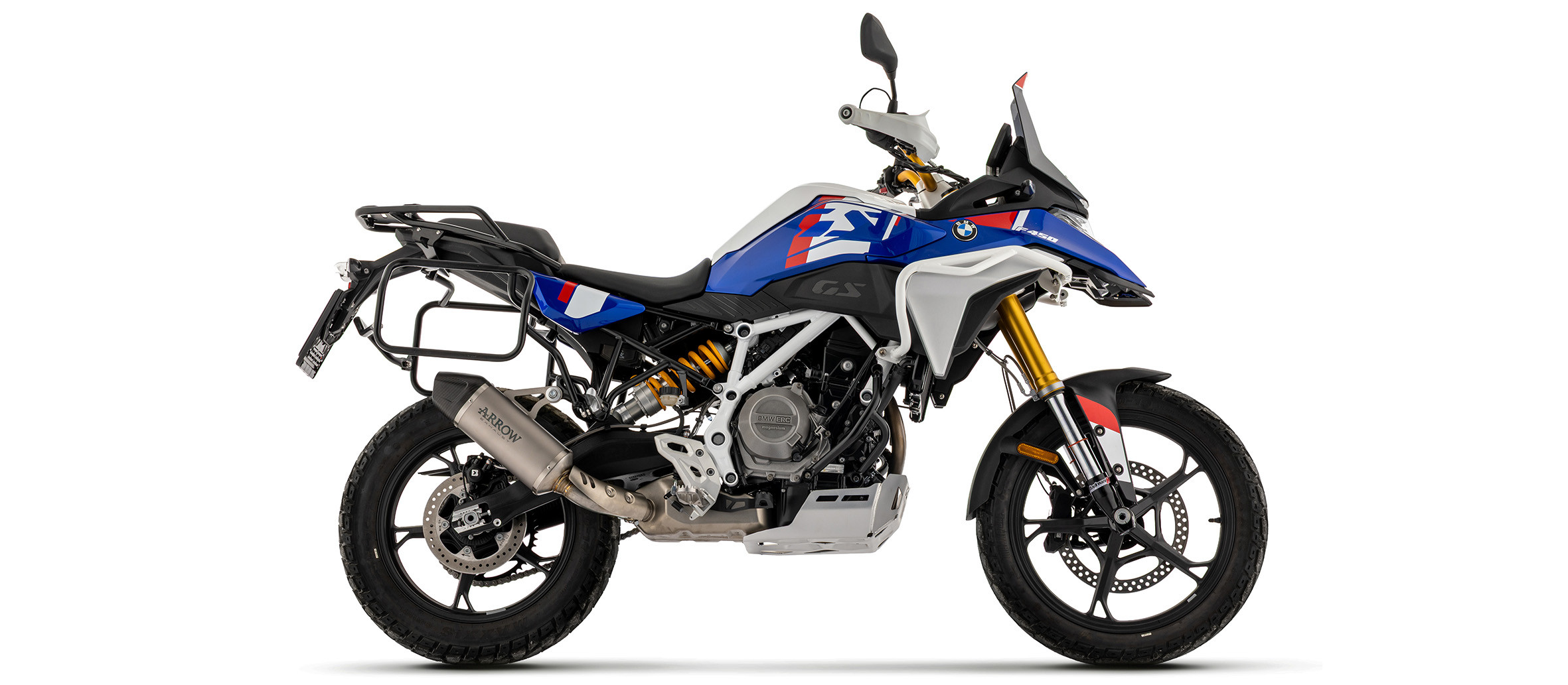 Silencieux ARROW Indy-Race Embout Carbone pour F 450 GS (26-)