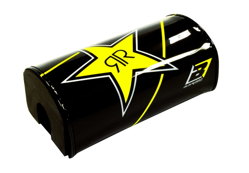 Mousse De Guidon ROCKSTAR ENERGY Moto-Quad Noir Pour Guidon Sans Barre