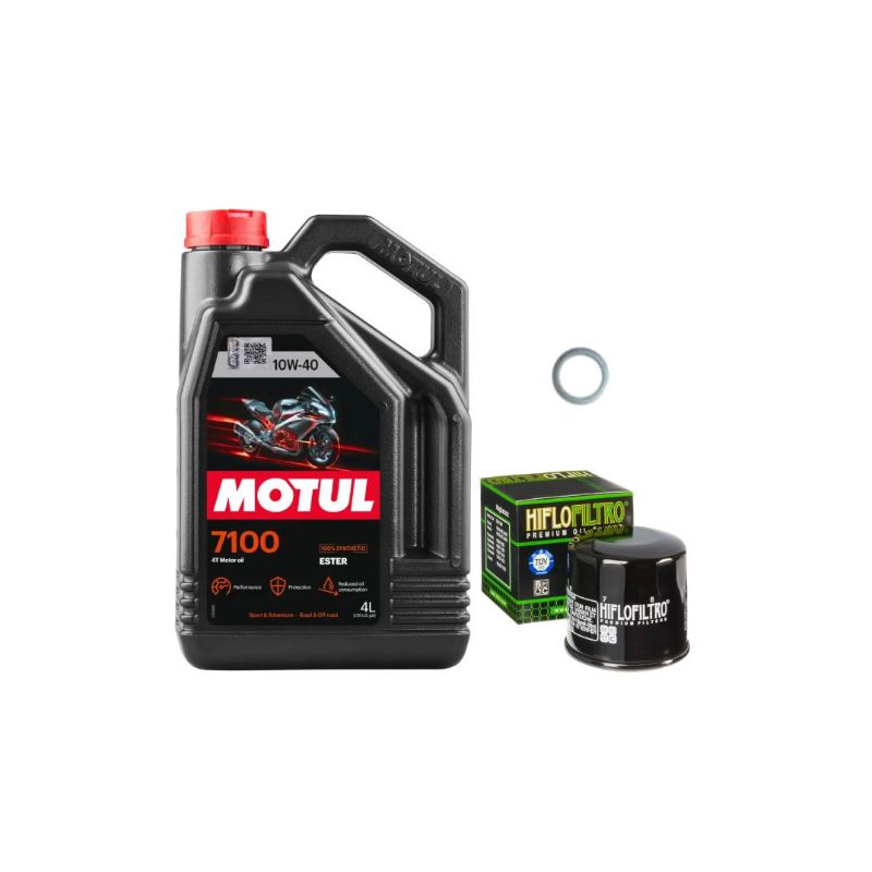 Pack Vidange BMW HP2 Enduro (05-06) - Motul 7100 10W40 + HF164 + Joint 12mm Pack Vidange BMW HP2 Enduro (05-06) - Motul 7100 10W40 + HF164 + Joint 12mm