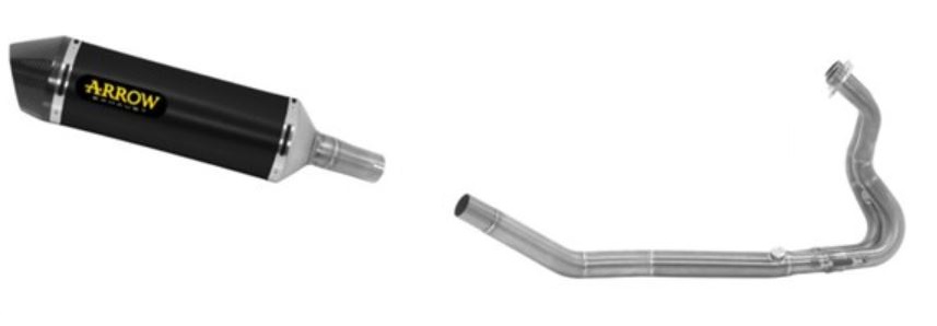 Ligne d'échappement ARROW Race-Tech pour Ninja 400 (18-21)