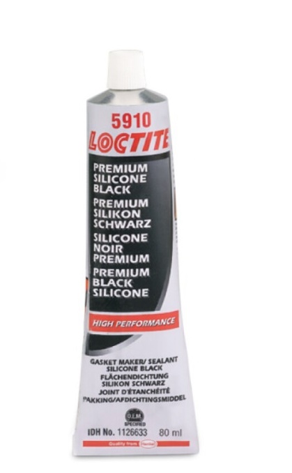 Pâte à joint Silicone Noir, Loctite 5910 - Tube 80ml