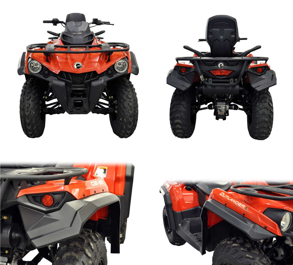 Kit Extension d'Ailes Quad D2 pour Can Am Outlander 500 L - L Max (15-16)