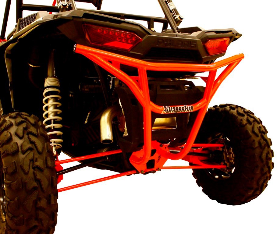 Bumper Arrière Rouge DRAGONFIRE pour SSV Polaris RZR 1000 XP (14-17) RZR 1000 Turbo (14-17) RZR - 4 1000 (14-17)