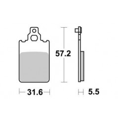 Plaquette de frein Avant Brembo 07009 CC