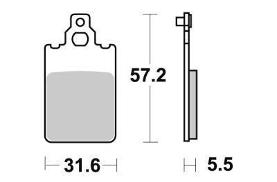 Plaquette de frein Arrière Brembo 07009 CC
