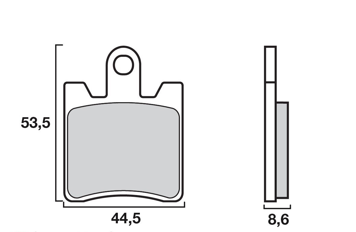 Plaquette de frein Avant Brembo 07037 XS