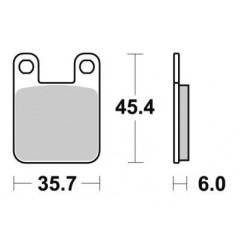 Plaquette de frein Avant Brembo 07044 CC