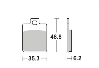 Plaquette de frein Avant Brembo 07067 CC