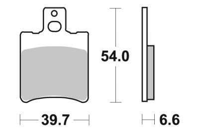 Plaquette de frein Avant Brembo 07086 CC