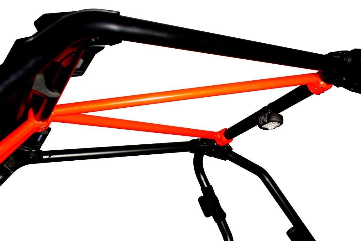 Renfort de Toit Rouge DRAGONFIRE pour SSV Polaris RZR 1000 XP (14-17) RZR - 4 1000 XP (15-17)