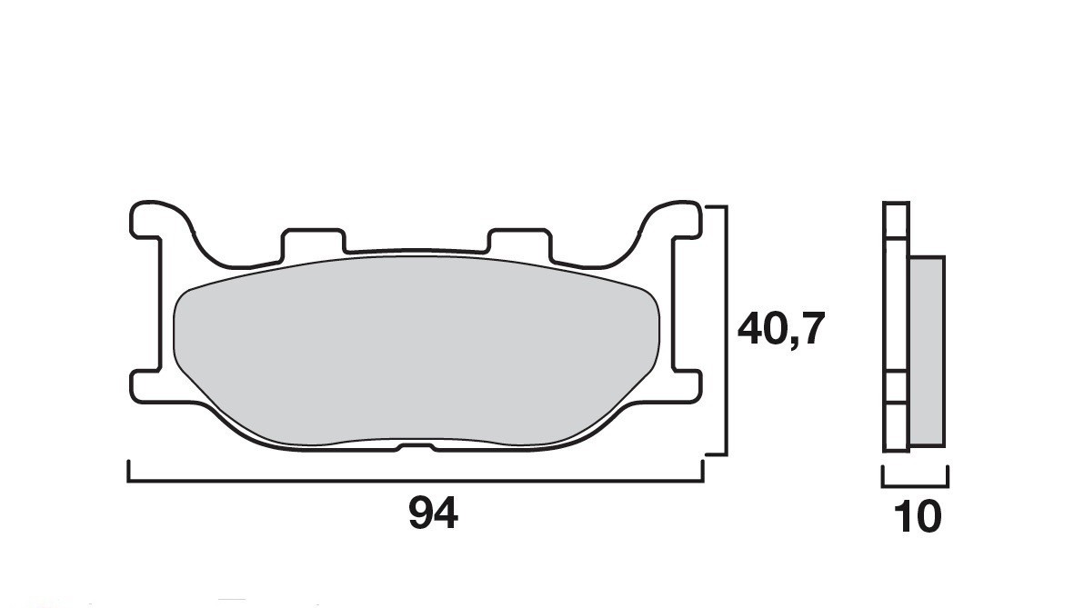 Plaquette de frein Avant Brembo 07YA34 SA - Syntérisé Route