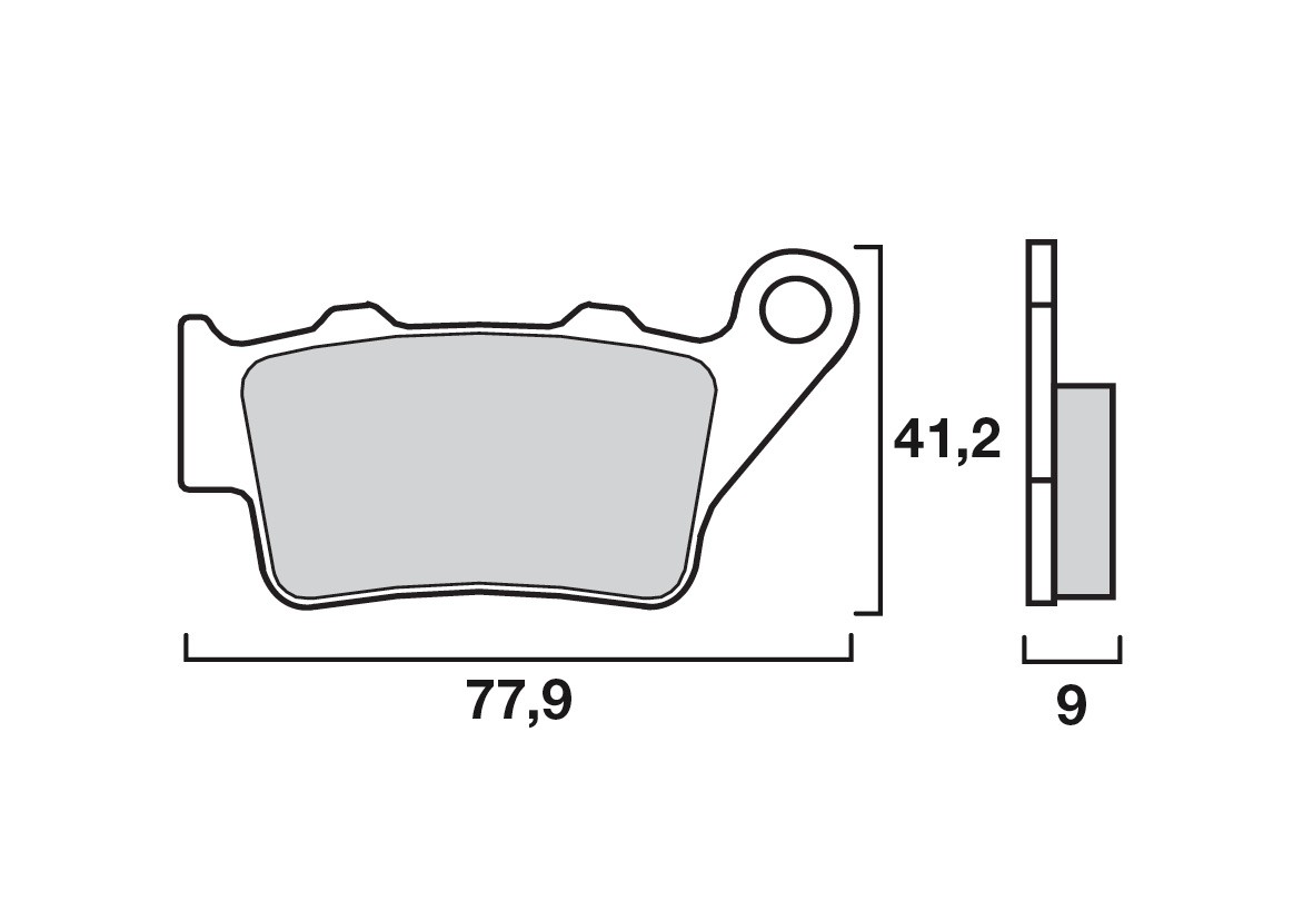 Plaquette de Frein Brembo Arrière 07BB02TT