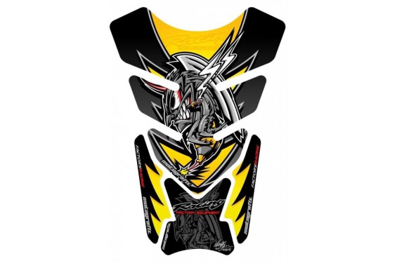 Protection de Réservoir Universel Moto Jaune pour Honda