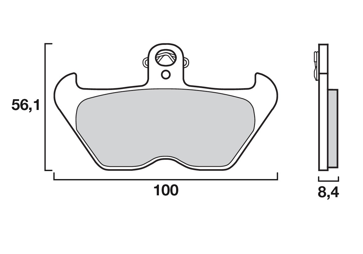 Plaquette de frein Avant Brembo 07BB24LA - Syntérisé Route