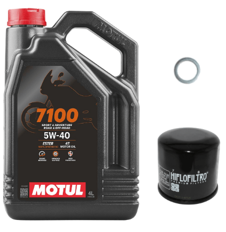Pack Vidange BMW S 1000 XR (15-25) - Motul 7100 5w40 + HF160 + Joint 16mm