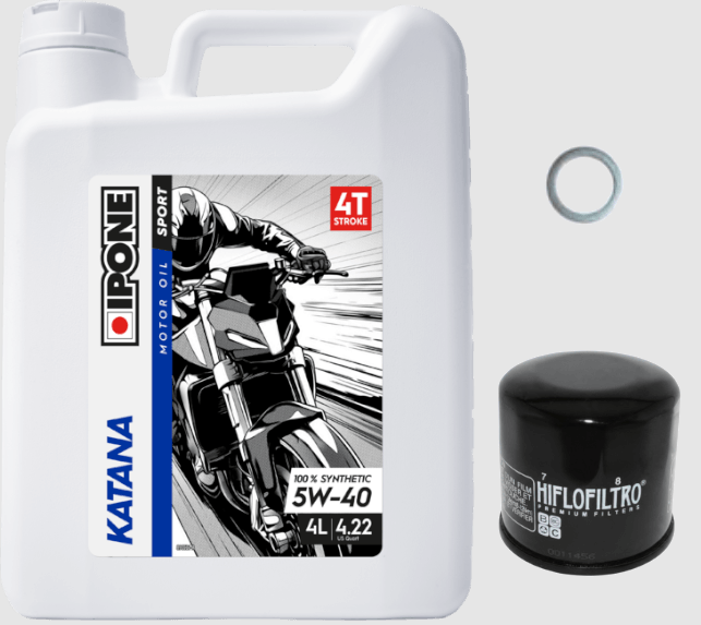 Pack Vidange BMW S 1000 XR (15-25) - Ipone Katana 5w40 + HF160 + Joint 16mm