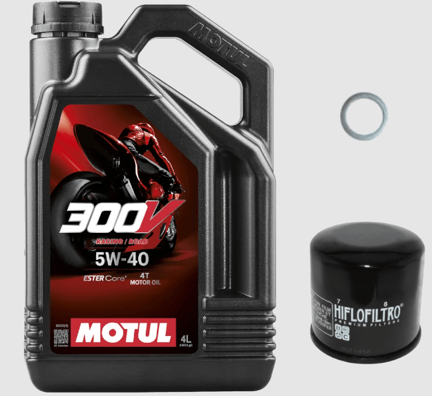 Pack Vidange BMW S 1000 XR (15-25) - Motul 300V 5w40 + HF160 + Joint 16mm