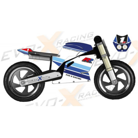 Draisienne Kiddimoto Bleue