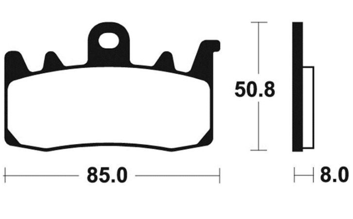 Plaquette de frein Avant Brembo 07BB38SA - Syntérisé Route