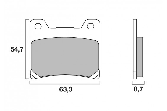 Plaquette de frein Avant Brembo 07YA11SA - Syntérisé Route Plaquette de frein Avant Brembo 07YA11SA - Syntérisé Route