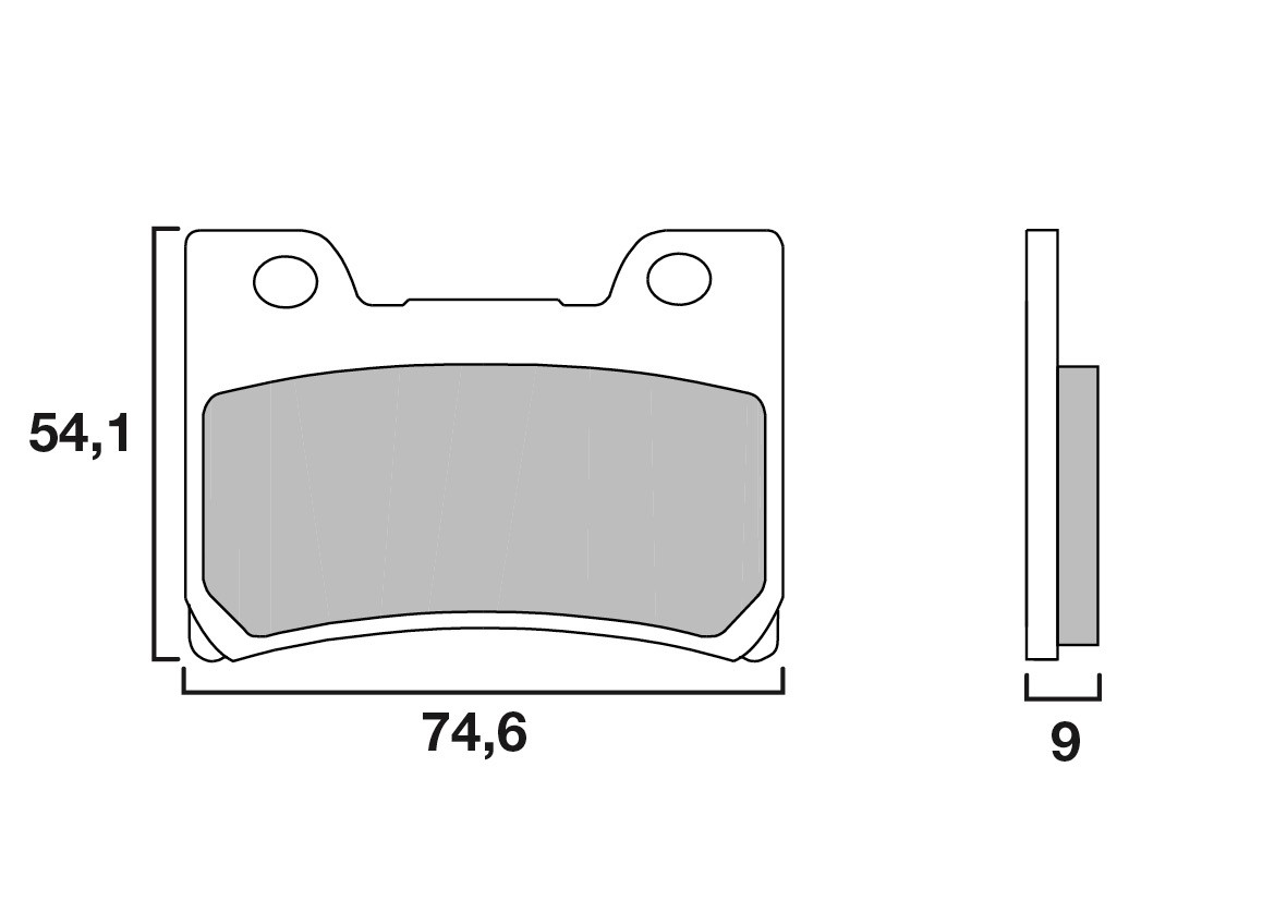 Plaquette de frein Racing Brembo 07YA26SR - Syntérisé Route et Piste
