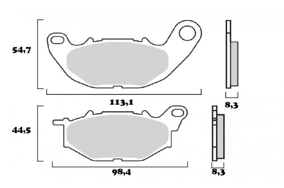 Plaquette de frein Avant Brembo 07YA52SA - Syntérisé Route