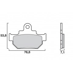 Plaquette de frein Avant Brembo 07SU09 04 