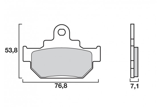 Plaquette de frein Avant Brembo 07SU09 04 Plaquette de frein Avant Brembo 07SU09 04