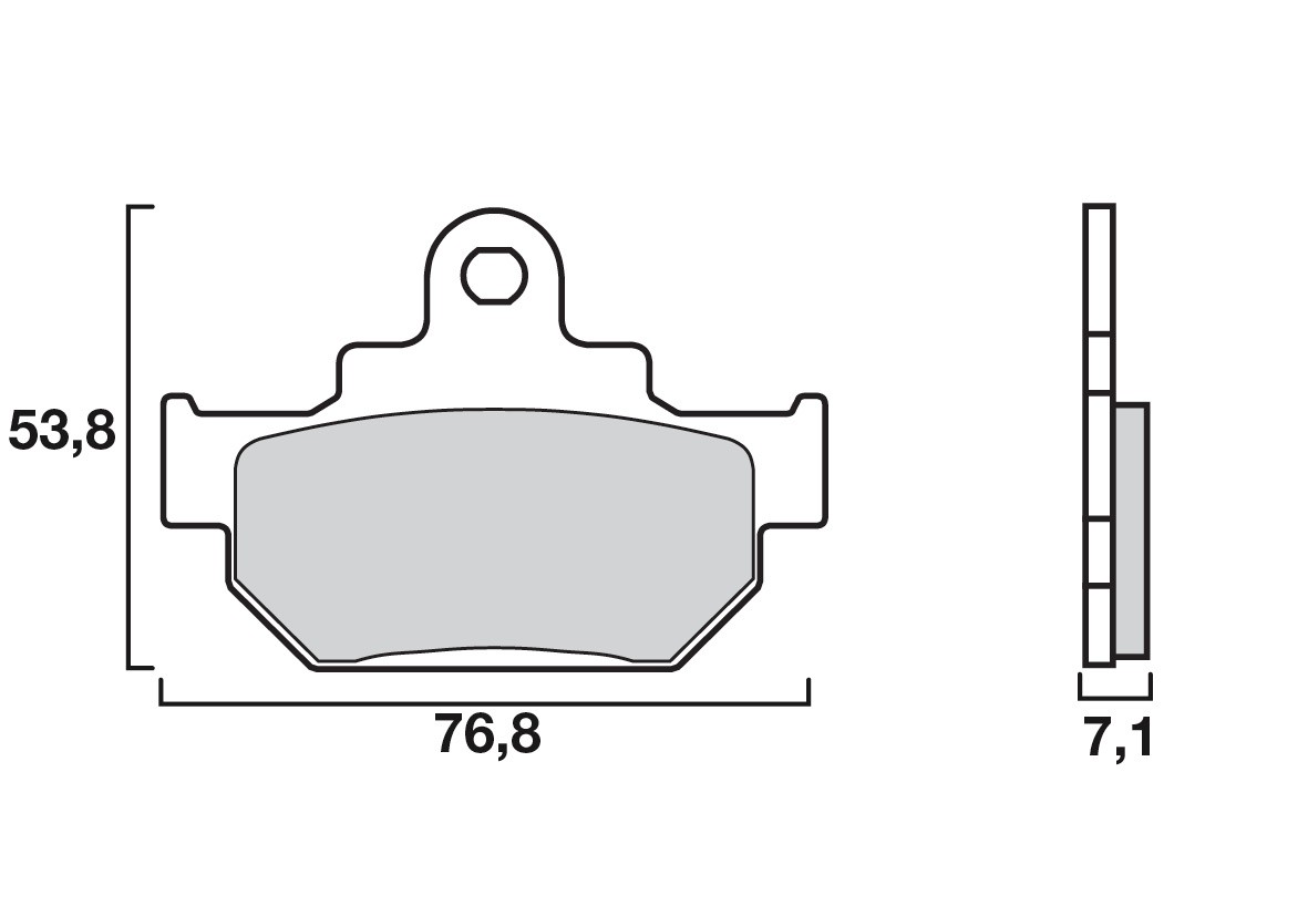 Plaquette de frein Avant Brembo 07SU09 04 