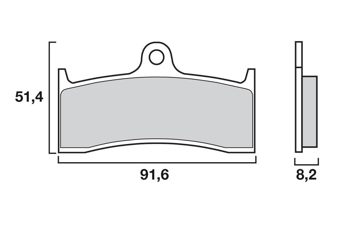 Plaquette de frein Racing Brembo 07KA20SR - Syntérisé Route et Piste