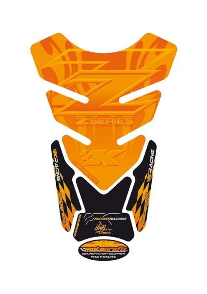 Protection de Réservoir Moto Universel Orange pour Kawasaki