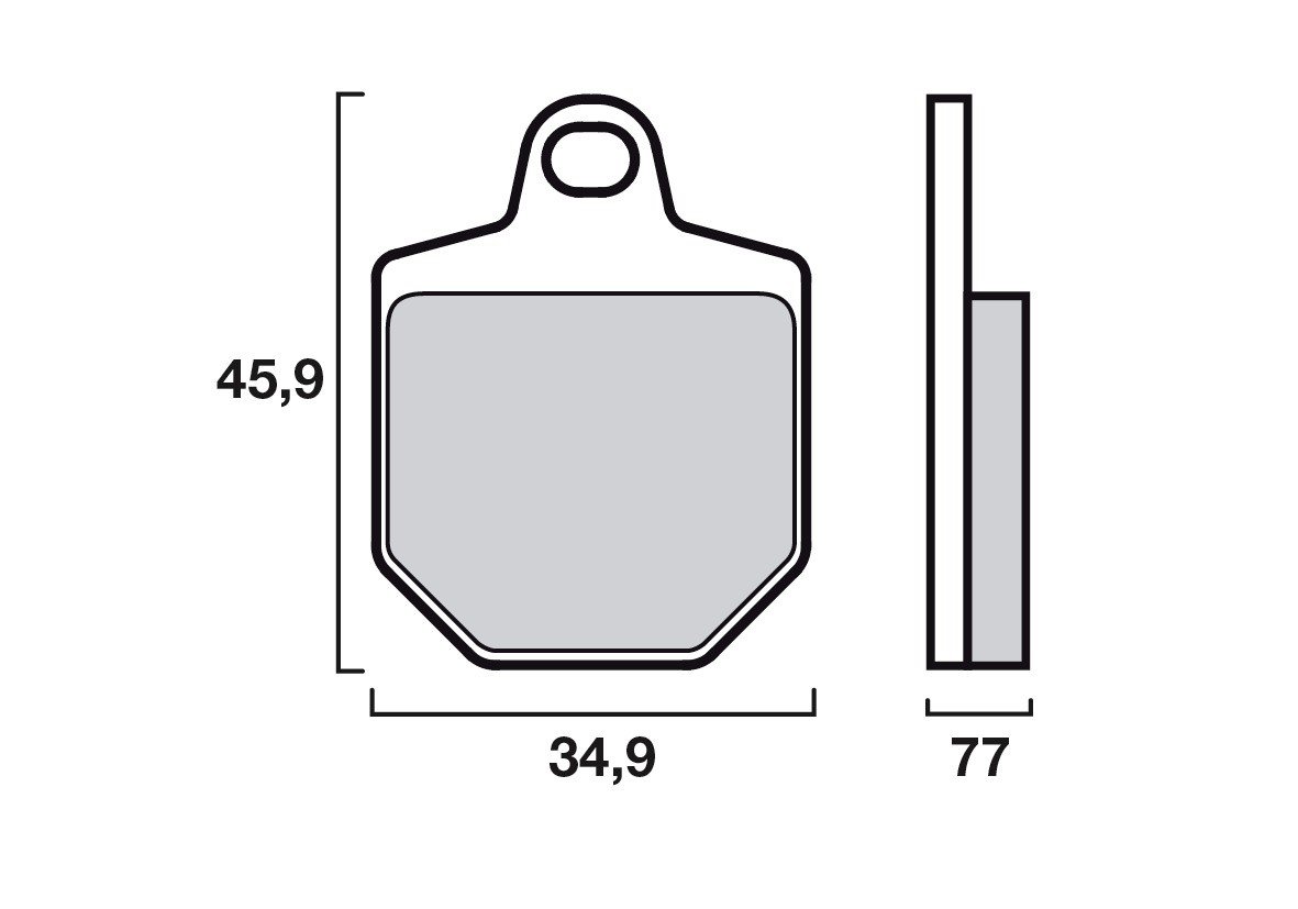 Plaquette de frein Avant Racing Brembo 07GR76 RC - Carbone Céramique Piste