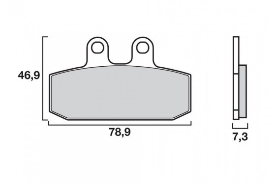 Plaquette de frein Avant Brembo 07006 CC Plaquette de frein Avant Brembo 07006 CC