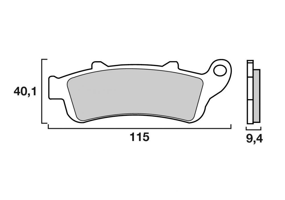 Plaquette de frein Avant Brembo 07034