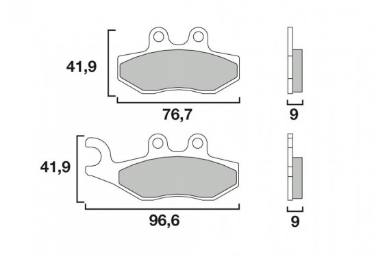 Plaquette de frein Avant Brembo 07056 CC Plaquette de frein Avant Brembo 07056 CC