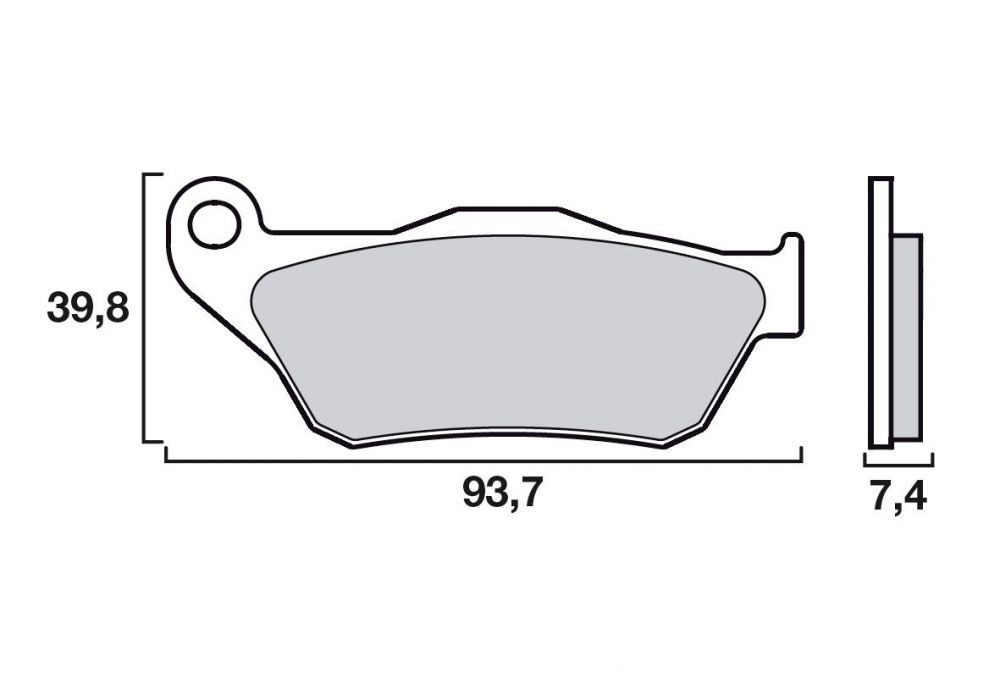 Plaquette de frein Avant Brembo 07065 XS