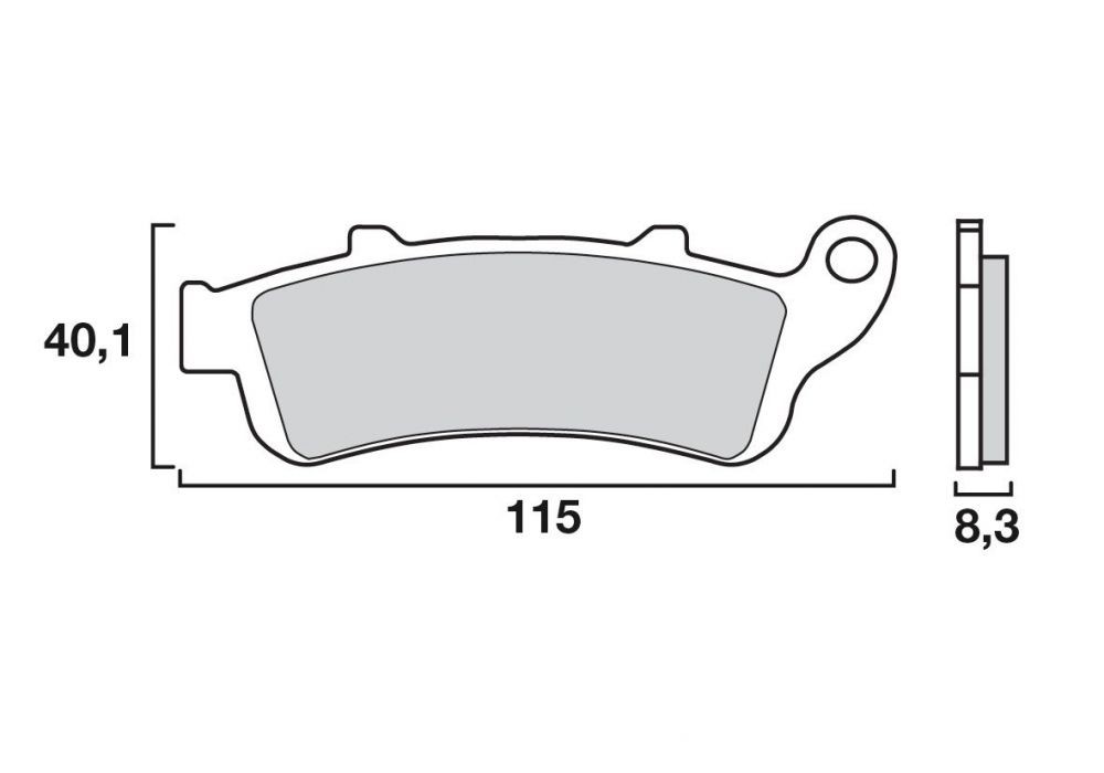 Plaquette de frein Avant Brembo 07072 XS