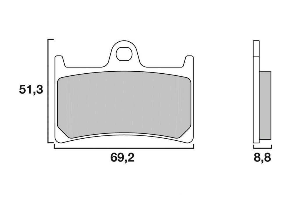 Plaquette de frein Avant Brembo 07077 CC