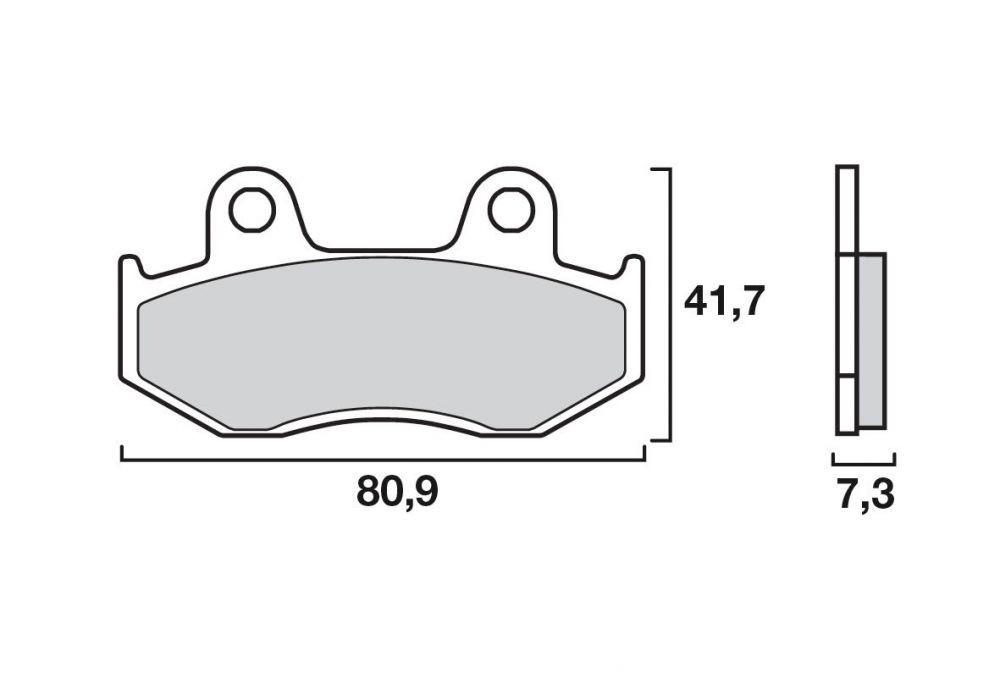 Plaquette de frein Avant Brembo 07078 CC
