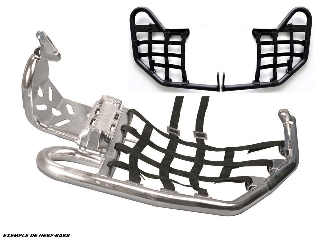 Nerf-Bars Evo 1 ART Noir Pour Yamaha RAPTOR YFM 700 R (06-17)