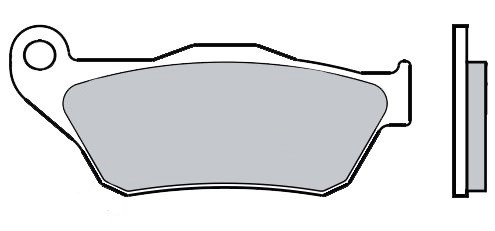 Plaquette de frein Avant Brenta FT4080 - Syntérisé Route