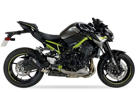 Silencieux "Homologué" Ixil Race Xtrem Black Pour Kawasaki Z 900 A2 (25-26)