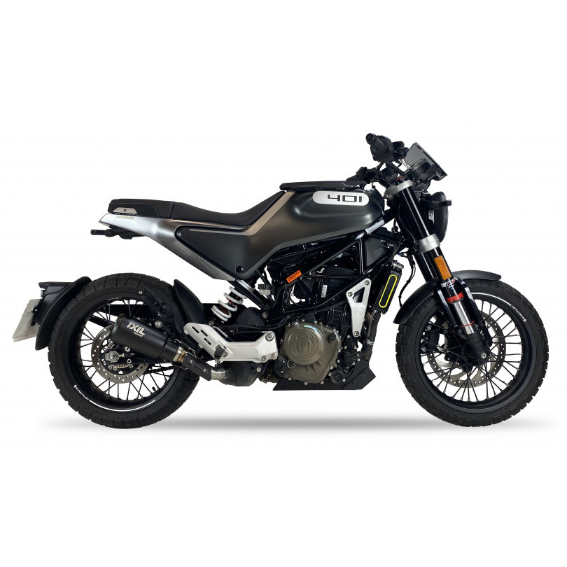 Silencieux "Homologué" Ixil Race Xtrem Black pour Husqvarna Svartpilen 125