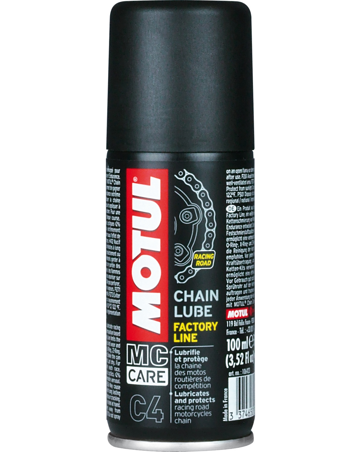 Chain Lube Factory line MC Care C4 Motul Graisse Chaîne Moto