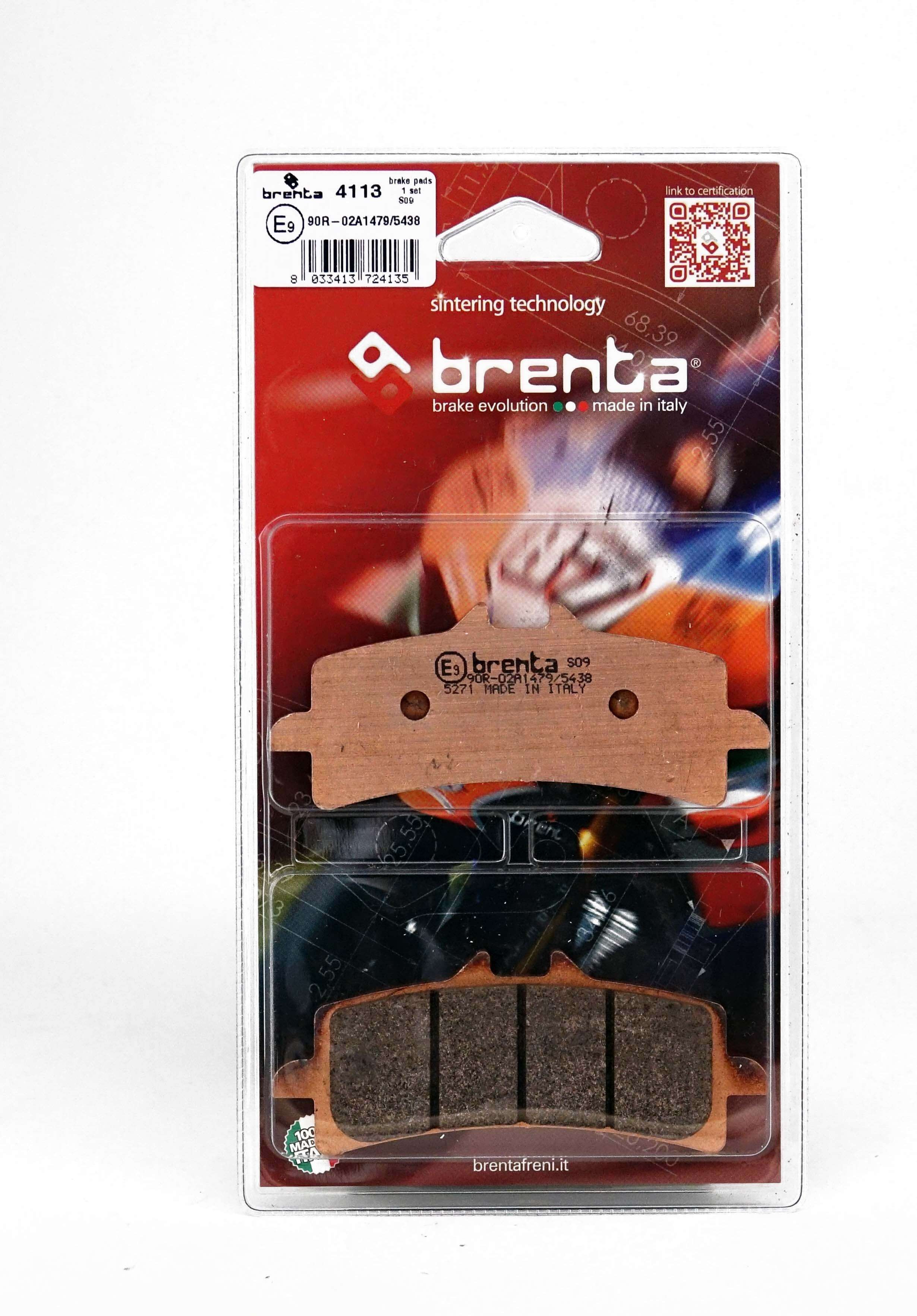 Pack Plaquettes de Frein Avant Brenta pour Aprilia RSV4 1100 (22-24) - Métal Fritté - FT4113