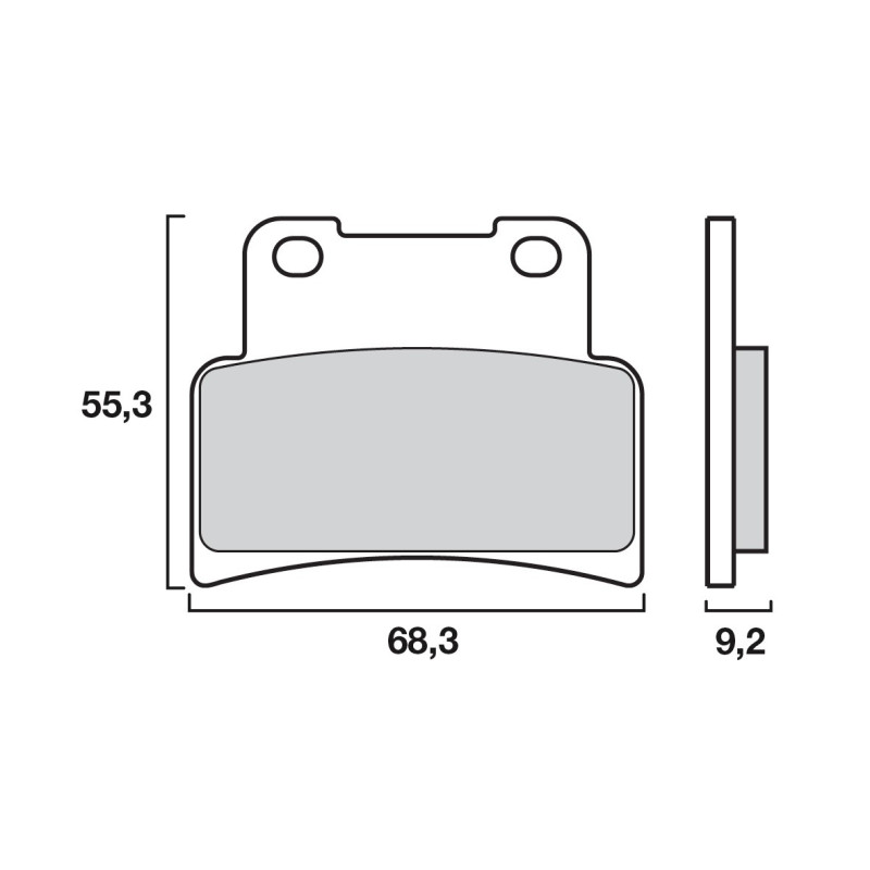 Pack Plaquettes de Frein Avant Brenta pour Aprilia Shiver 750 (07-17) - Métal Fritté - FT4098 Pack Plaquettes de Frein Avant Brenta pour Aprilia Shiver 750 (07-17) - Métal Fritté - FT4098