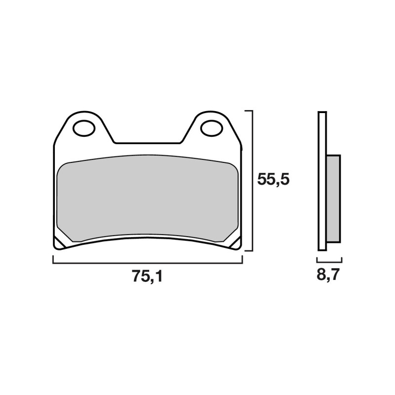 Pack Plaquettes de Frein Avant Brenta pour Benelli BN 600 R (2013) - Métal Fritté - FT4093 Pack Plaquettes de Frein Avant Brenta pour Benelli BN 600 R (2013) - Métal Fritté - FT4093