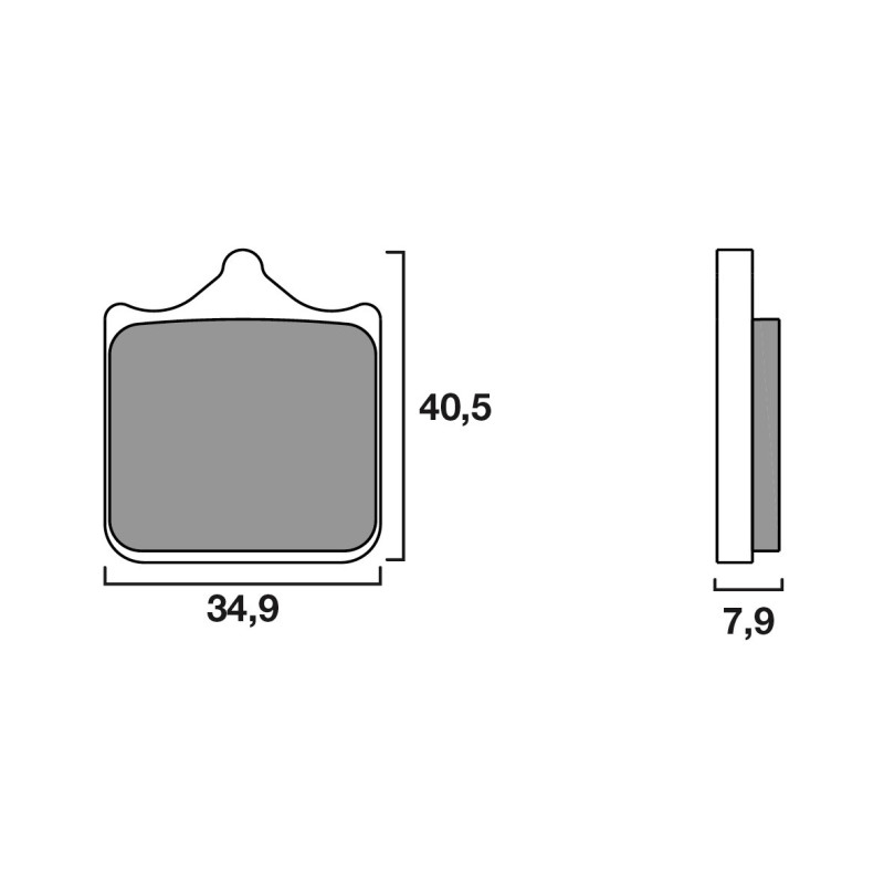 Pack Plaquettes de Frein Avant Brenta pour Benelli TRK 502 (18-25) - Métal Fritté - FT4122 Pack Plaquettes de Frein Avant Brenta pour Benelli TRK 502 (18-25) - Métal Fritté - FT4122